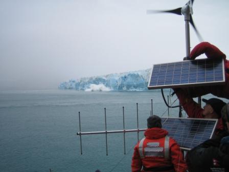 Gilbert Point Calving, photo 1